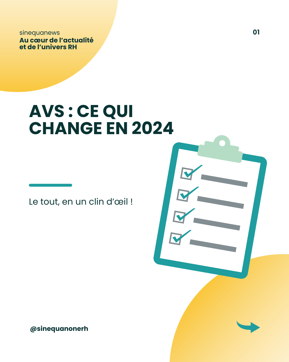 AVS 2024 - Ce qui change en 2024 - sinequanone