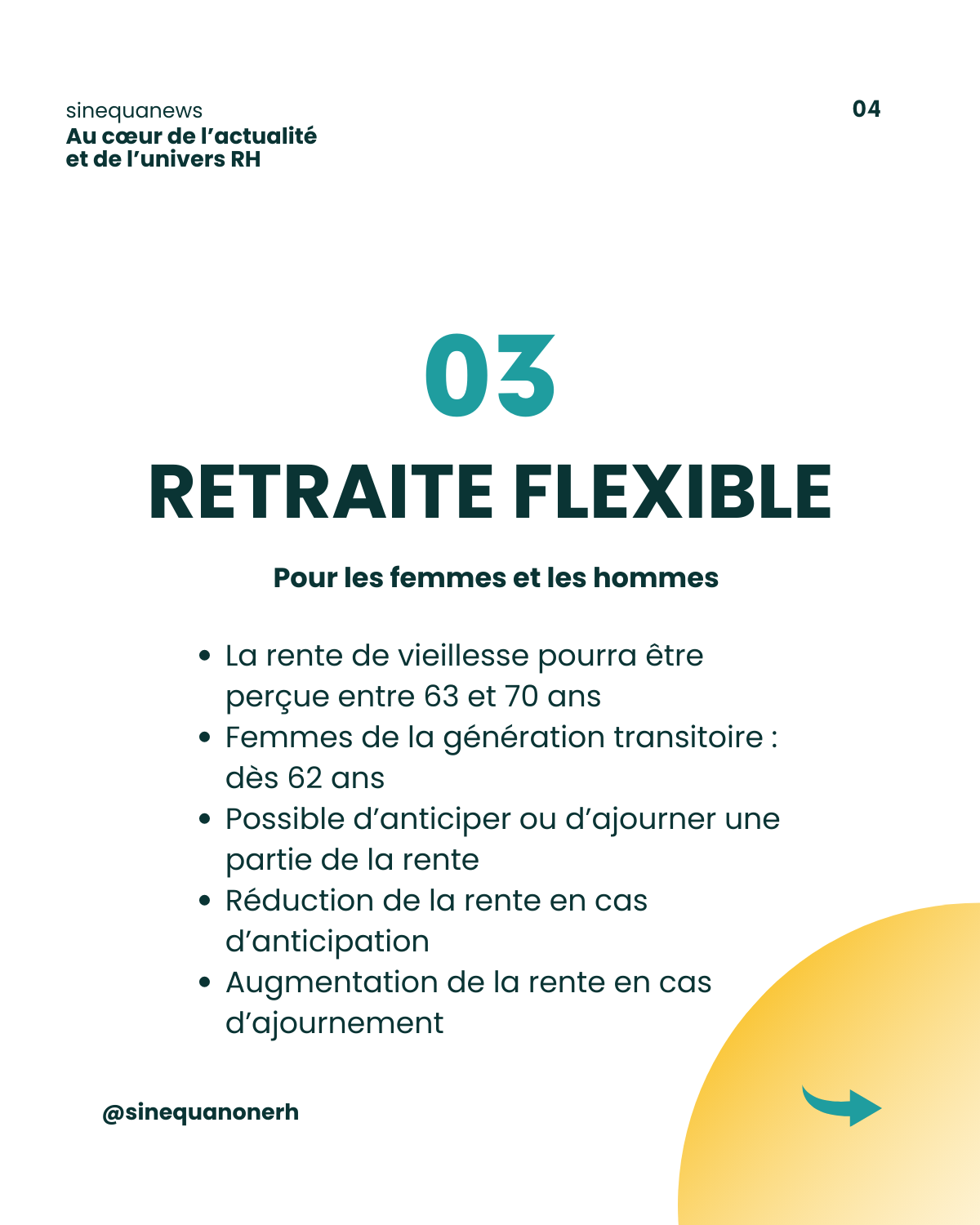 AVS 2024 - Retraite flexible - sinequanone